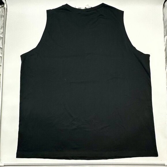 Adidas Men's Big and Tall Size 4XLT Black Crew Neck Sleeveless Tank Top NWT - Picture 8 of 11